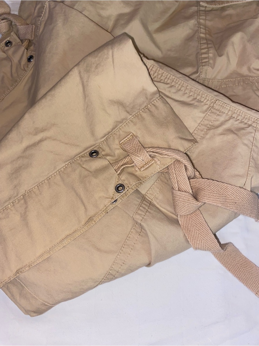 Lauren Ralph Lauren Khaki Beige Cargo Pants - Picture 10 of 12